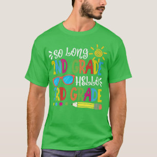 T-shirt Adieu 2e année Bonjour 3e année Enseignant Élève