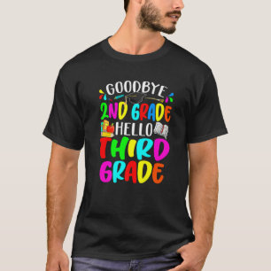 T-shirt Adieu 2e année Bonjour 3e année Retour à l'école