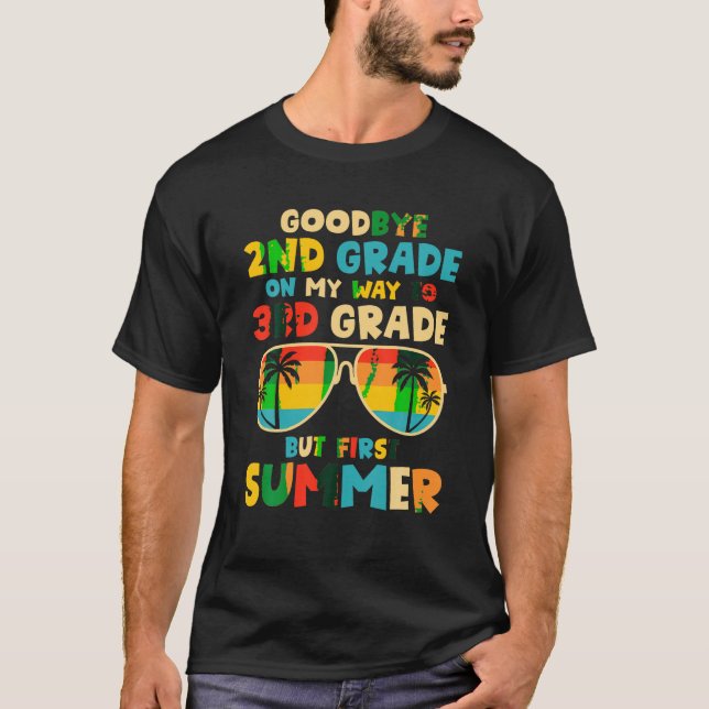 T-shirt Adieu 2e grade - 3e année Bonjour Su (Devant)