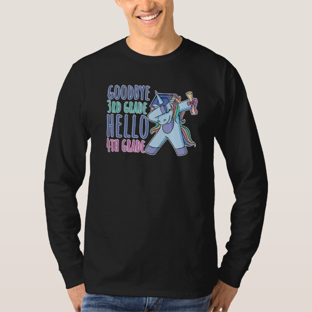 T-shirt Adieu 3e année Bonjour 4e année (Devant)