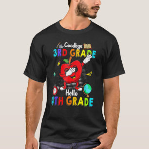 T-shirt Adieu 3e année Bonjour 4e année Cute Dabbing App
