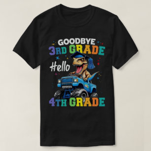 T-shirt Adieu 3e grade T Rex Monster Truck Graduation