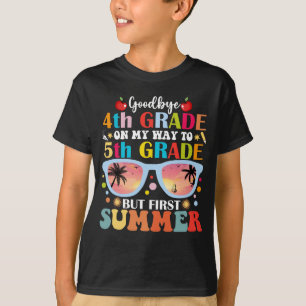 T-shirt Adieu 4e année Bonjour 5e année mais premier été