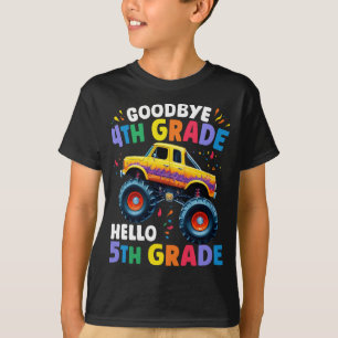 T-shirt Adieu 4e grade Monster Truck Graduation