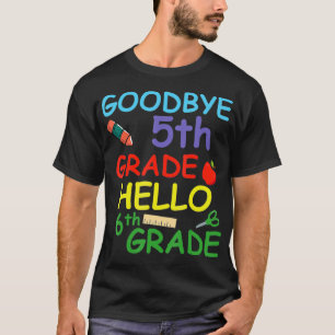 T-shirt Adieu 5e année Bonjour 6e année