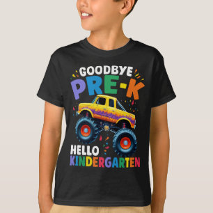 T-shirt Adieu Camion Monster avant k Graduation Boys