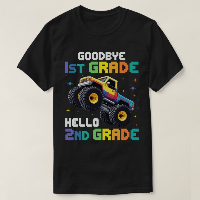T-shirt Adieu Camion Monster de 1ère année (Design devant)