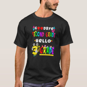 T-shirt Adieu Deuxième Année Bonjour 3e Année Retour À Sch