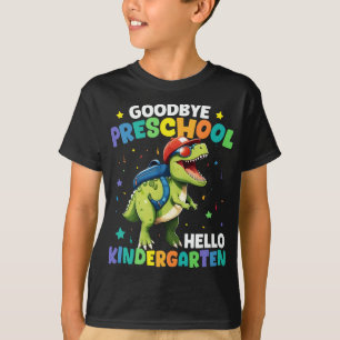 T-shirt Adieu Diplôme préscolaire Dinosaur T rex