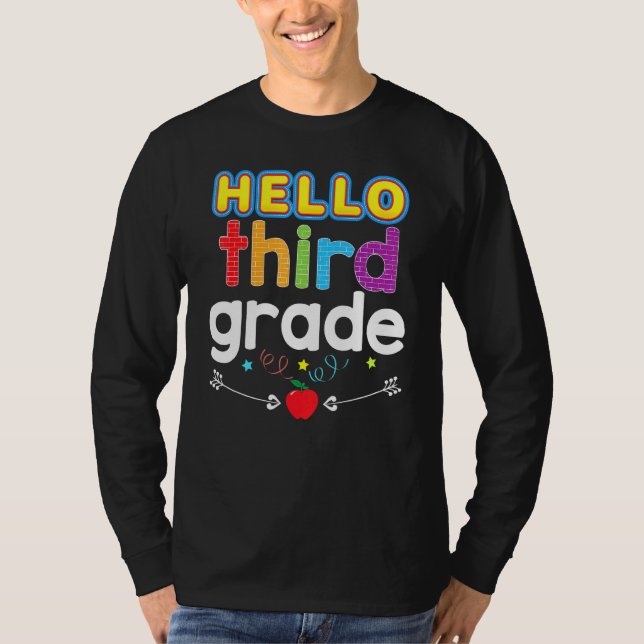 T-shirt Adieu été Bonjour 3e année 3e année Enseignant B (Devant)