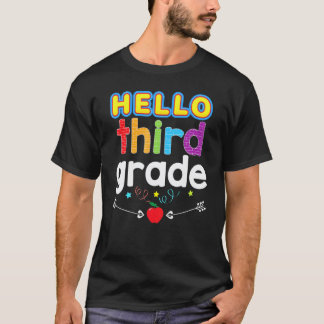 T-shirt Adieu été Bonjour 3e année Troisième enfant Enseig
