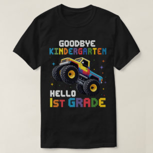 T-shirt Adieu jardin d'enfants Monster Truck Graduation
