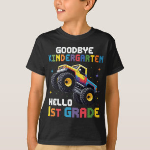T-shirt Adieu jardin d'enfants Monster Truck Graduation