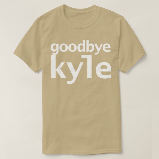 T-shirt Adieu Kyle Real Housewives de Beverly Hills Typo (Design devant)