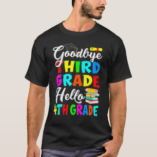 T-shirt Adieu Troisième Année Bonjour 4e Année Retour à l'