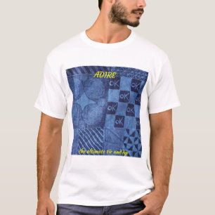 T-shirt ADIRE - La Cravate Originale Et Le Tissu De Teintu