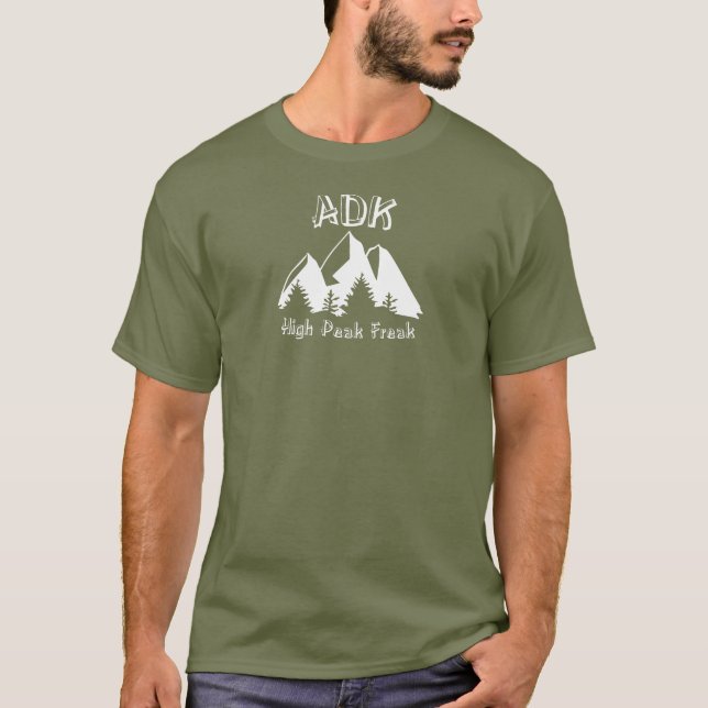 T-shirt Adirondack High Peak Freak (Devant)