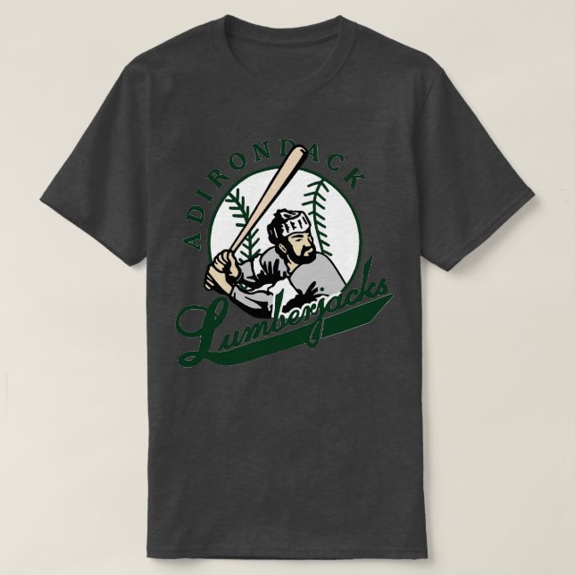 T-shirt Adirondack Lumberjacks Baseball (Design devant)
