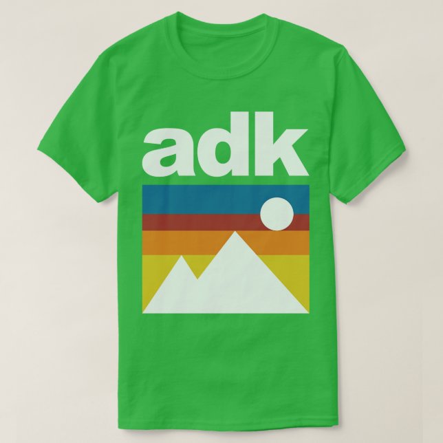 T-shirt Adirondack Mountains ADK (Design devant)
