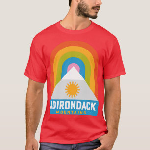 T-shirt Adirondack Mountains New York Rainbow Randonnée