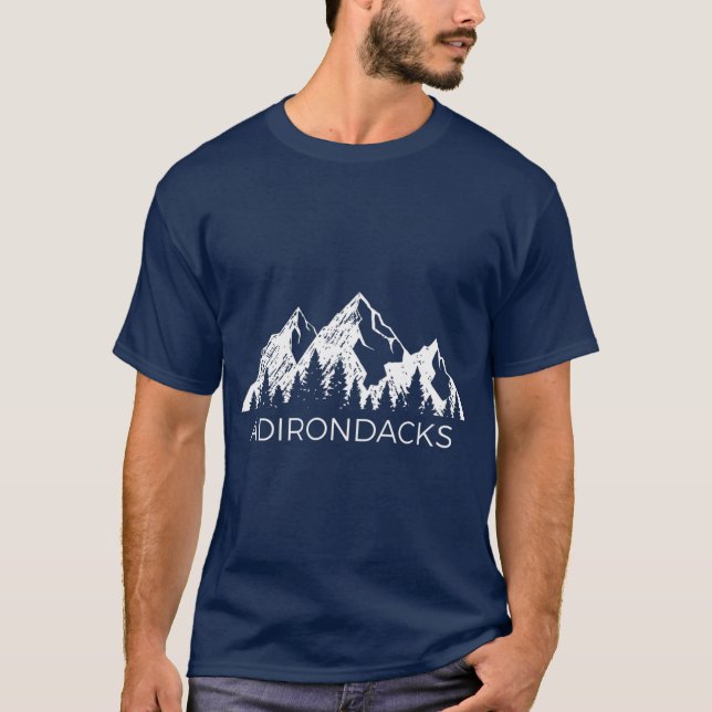 T-shirt Adirondacks Cool Adirondacks New York Mountain (Devant)