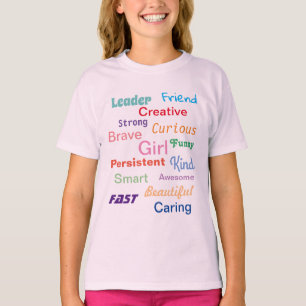 T-Shirt Adjectif "Girl" personnalisable