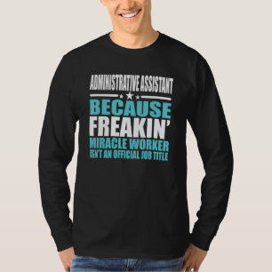 T-shirt Adjoint administratif pour collègue