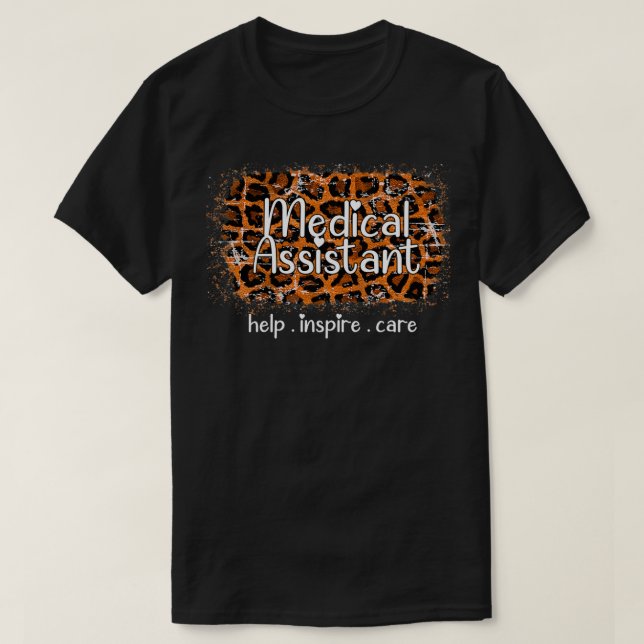 T-shirt Adjoint Médicale Cadeaux Certifié Med Assistan (Design devant)