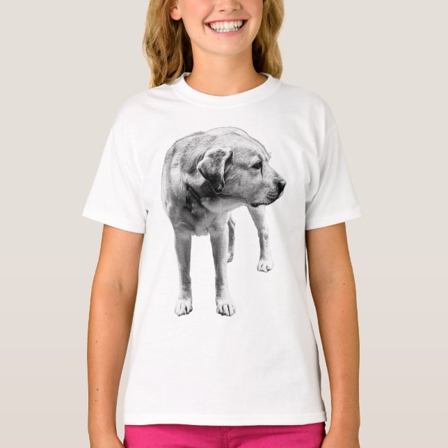 T-shirt Adjudication Labrador - Compagnon d'âmes (Devant)