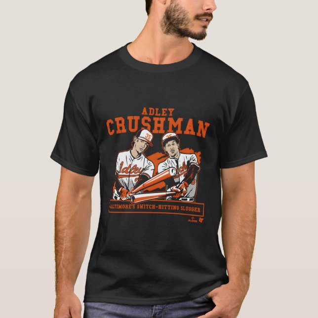 T-shirt Adley Rutschman - Crushman - Baltimore Baseball (Devant)