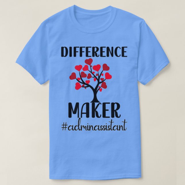 T-shirt Admin Assistant Cadeaux Assistant administratif Jo (Design devant)