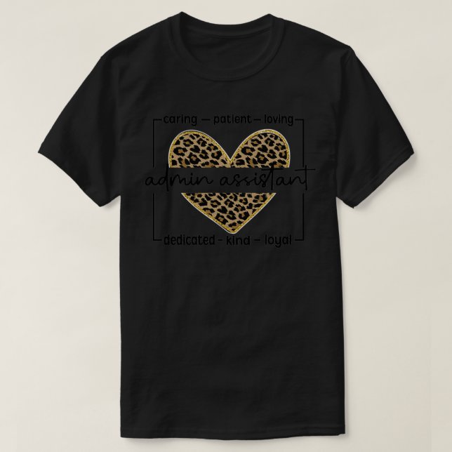 T-shirt Admin Assistant Cadeaux Assistant administratif Jo (Design devant)