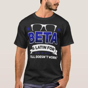 T-shirt Admin Programmer Linu Binary Beta Premium