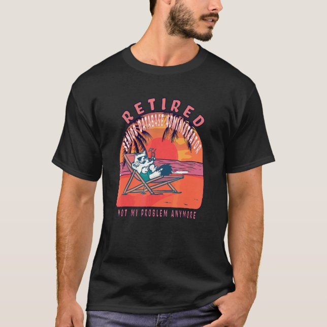 T-shirt Administrateur de base de données principal à la r (Devant)