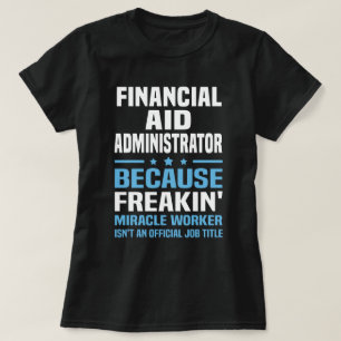 T-shirt Administrateur de l'aide financière