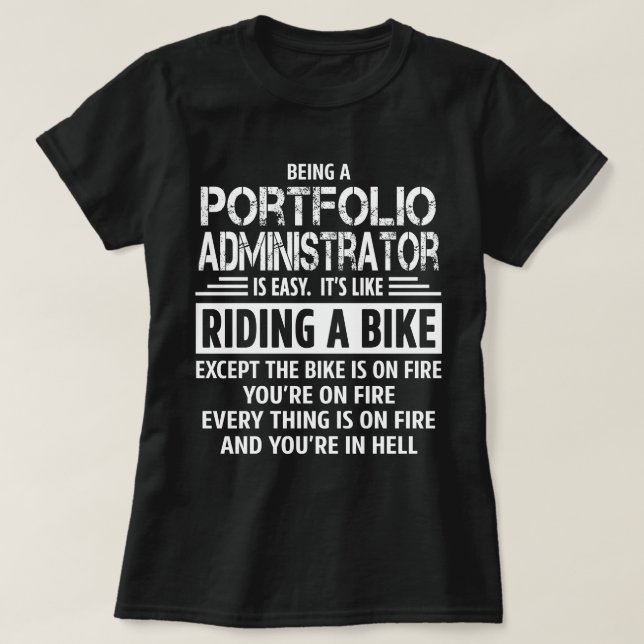 T-shirt Administrateur de portefeuille (Design devant)