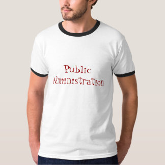 T-shirt Administration publique