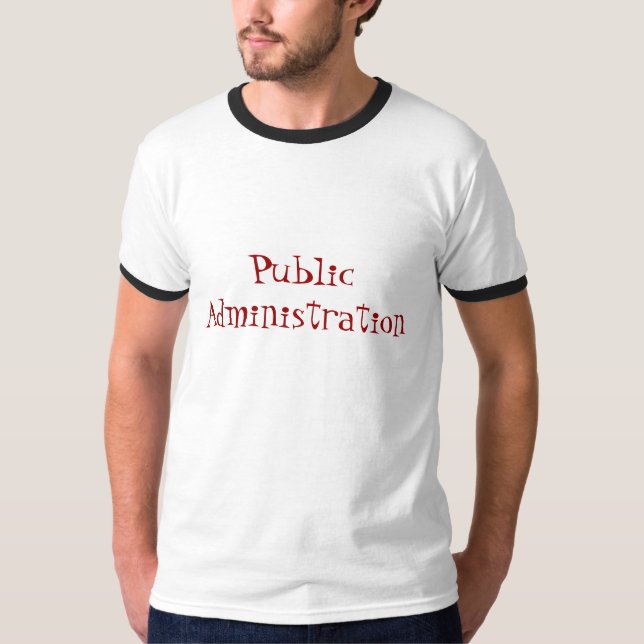 T-shirt Administration publique (Devant)