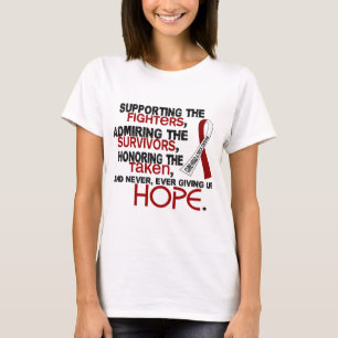 T-shirt Admirer de soutien honorant le Cancer principal du