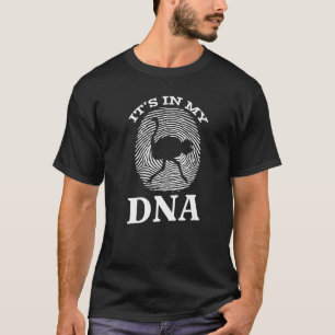 T-shirt ADN d'autruche I empreintes digitales Ostrich I Os