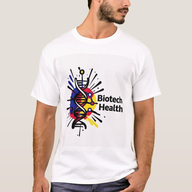 T-shirt ADN de la biotechnologie (Devant)