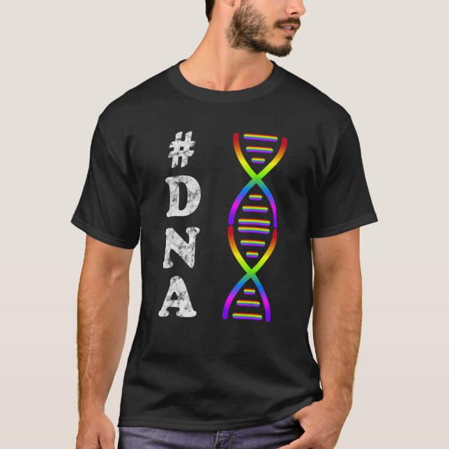 T-shirt ADN double hélix (Devant)