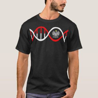 T-shirt ADN polonais Pologne Aigle Polska Génétique Pologn