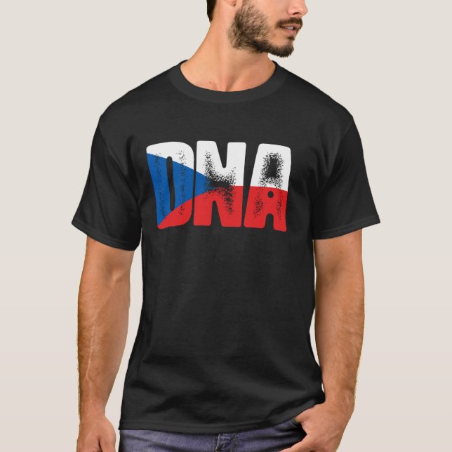 T-shirt ADN tchèque (Devant)