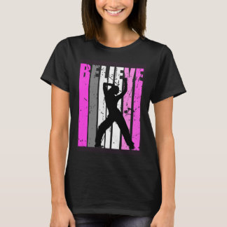T-shirt Ado Believe Dance Team Pink Hiphop Dancing