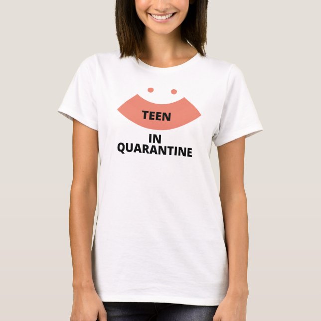 T-shirt Ado en quarantaine (Devant)