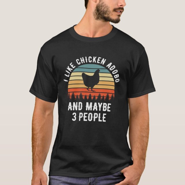 T-shirt Adobo de poulet Fierté philippine (Devant)
