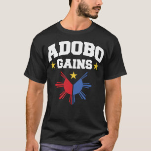 T-shirt Adobo Gains Funny Filipino Philippine Drapeau Sole
