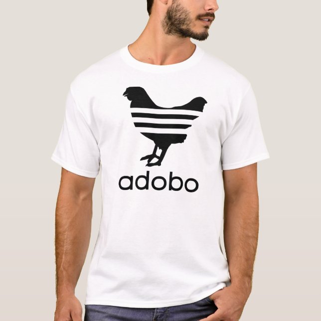 T-shirt Adobo noir (Devant)