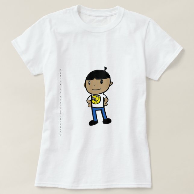 T-shirt Adoboy - Original Character by shad0w5partan (Design devant)